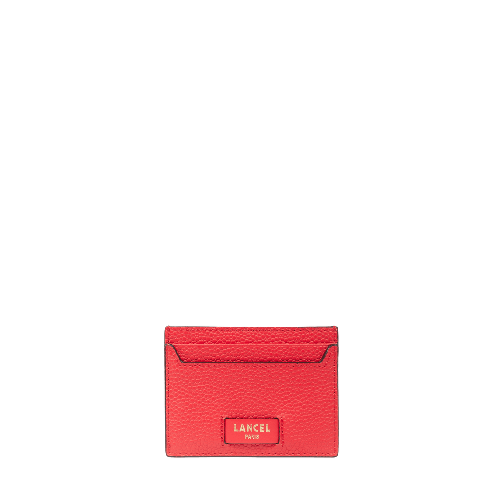 Rouge - LANCEL Porte-cartes Ninon
