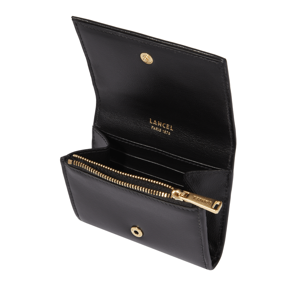 Noir - LANCEL Mini portefeuille à rabat Billie