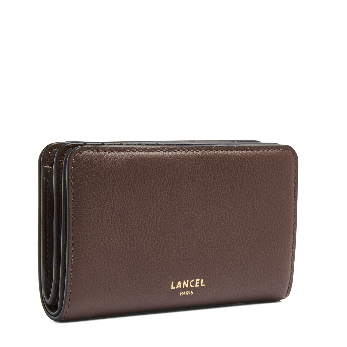 Noix de coco - LANCEL Portefeuille zippé rectangulaire