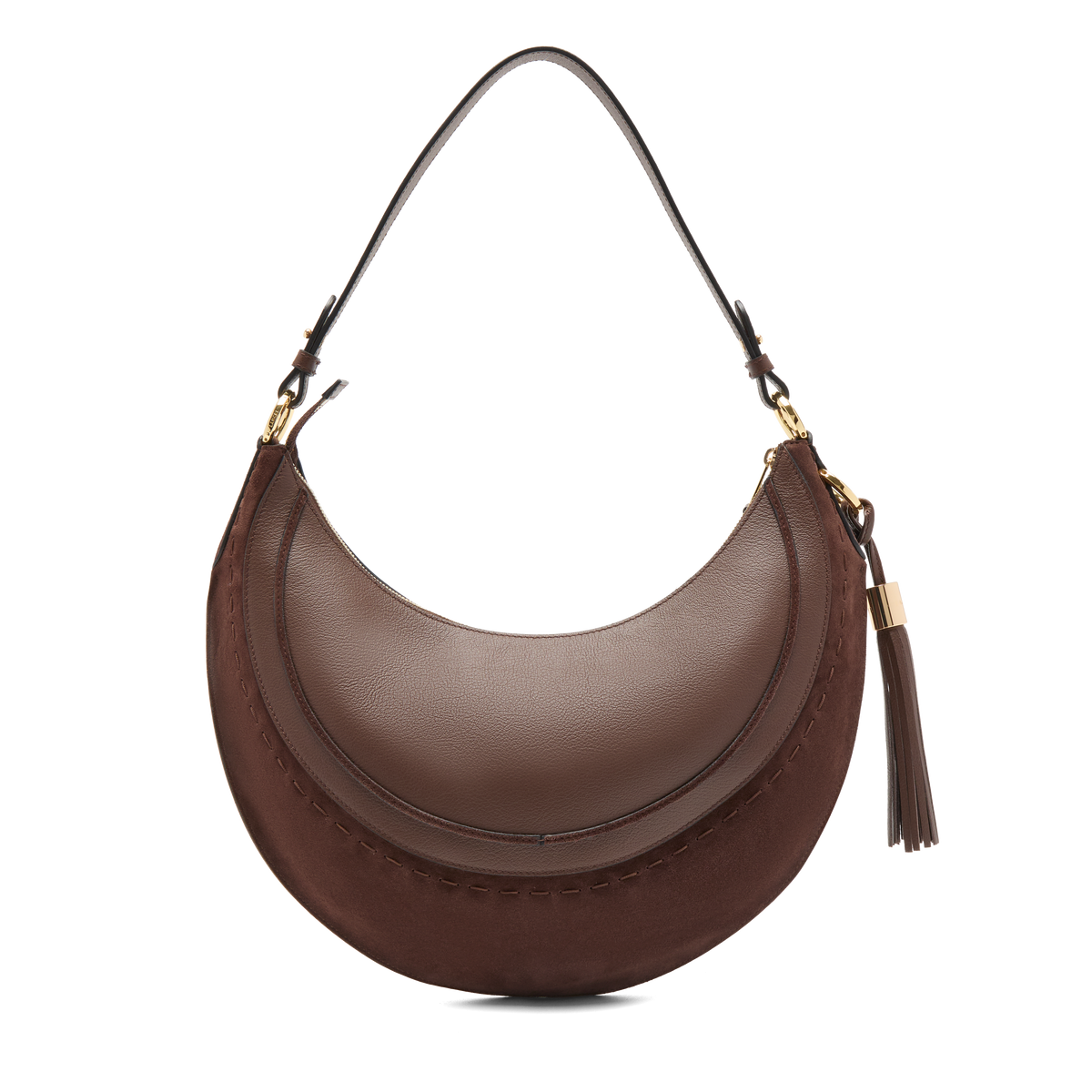 Noix de coco - LANCEL Sac hobo zippé M