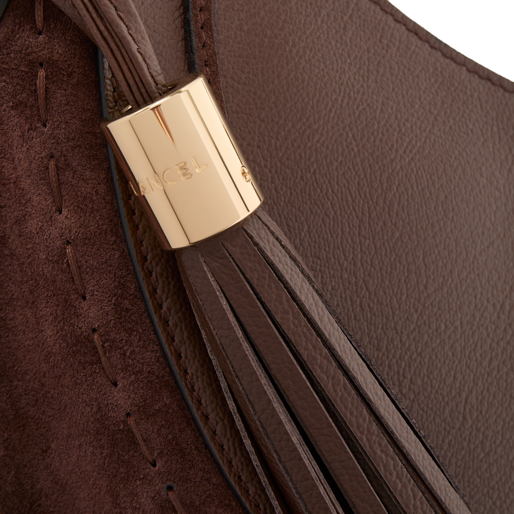 Noix de coco - LANCEL Sac hobo zippé M