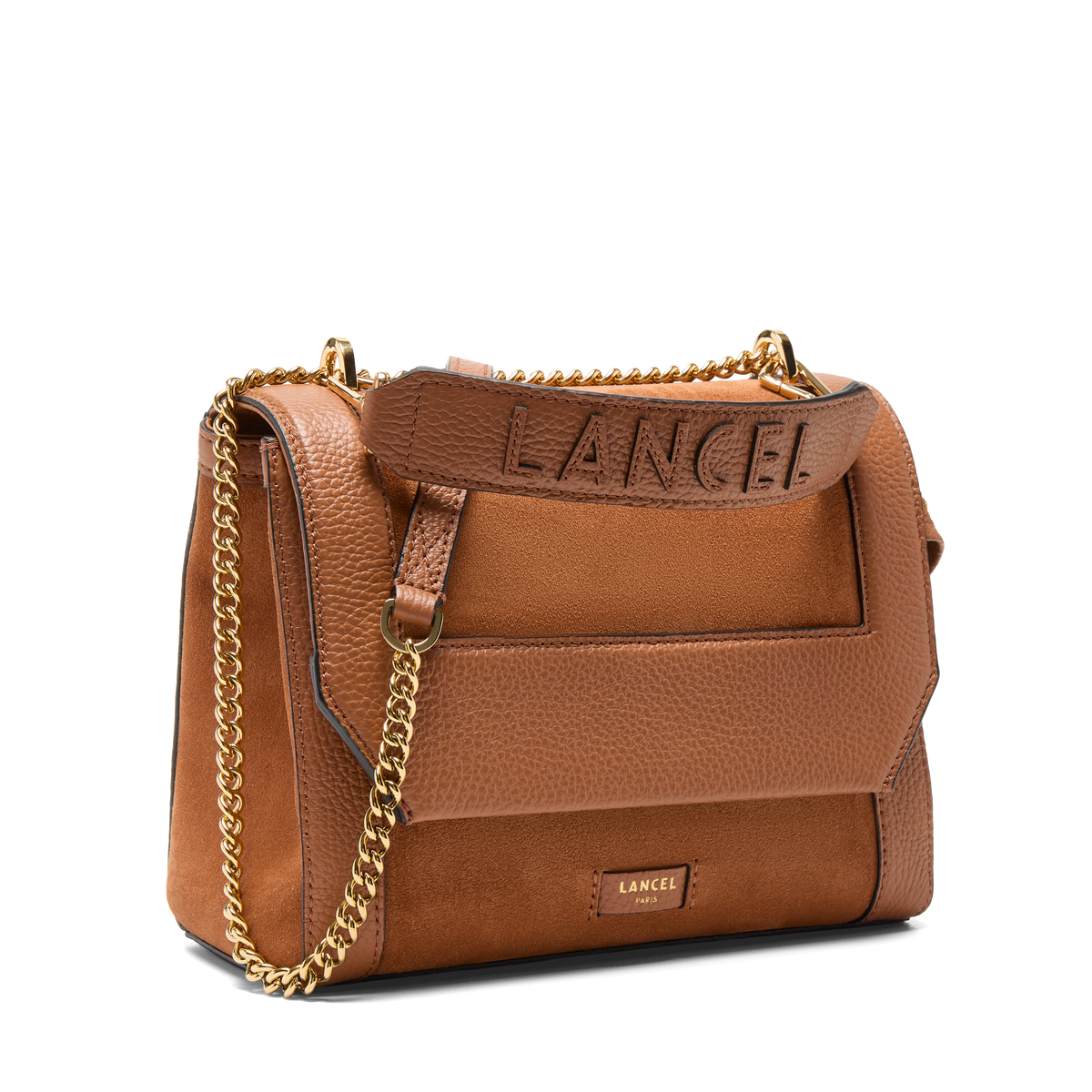 Camel - LANCEL Sac à rabat M