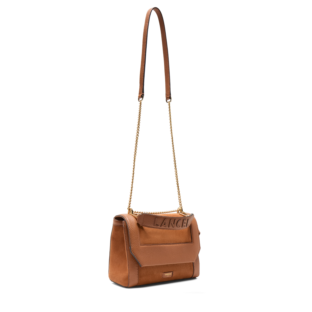Camel - LANCEL Sac à rabat M