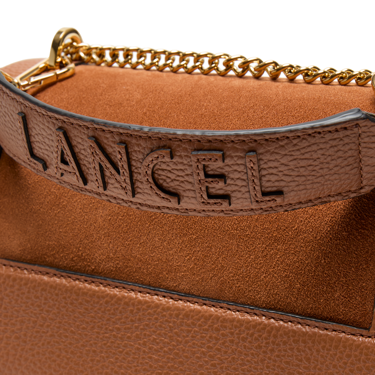 Camel - LANCEL Sac à rabat M