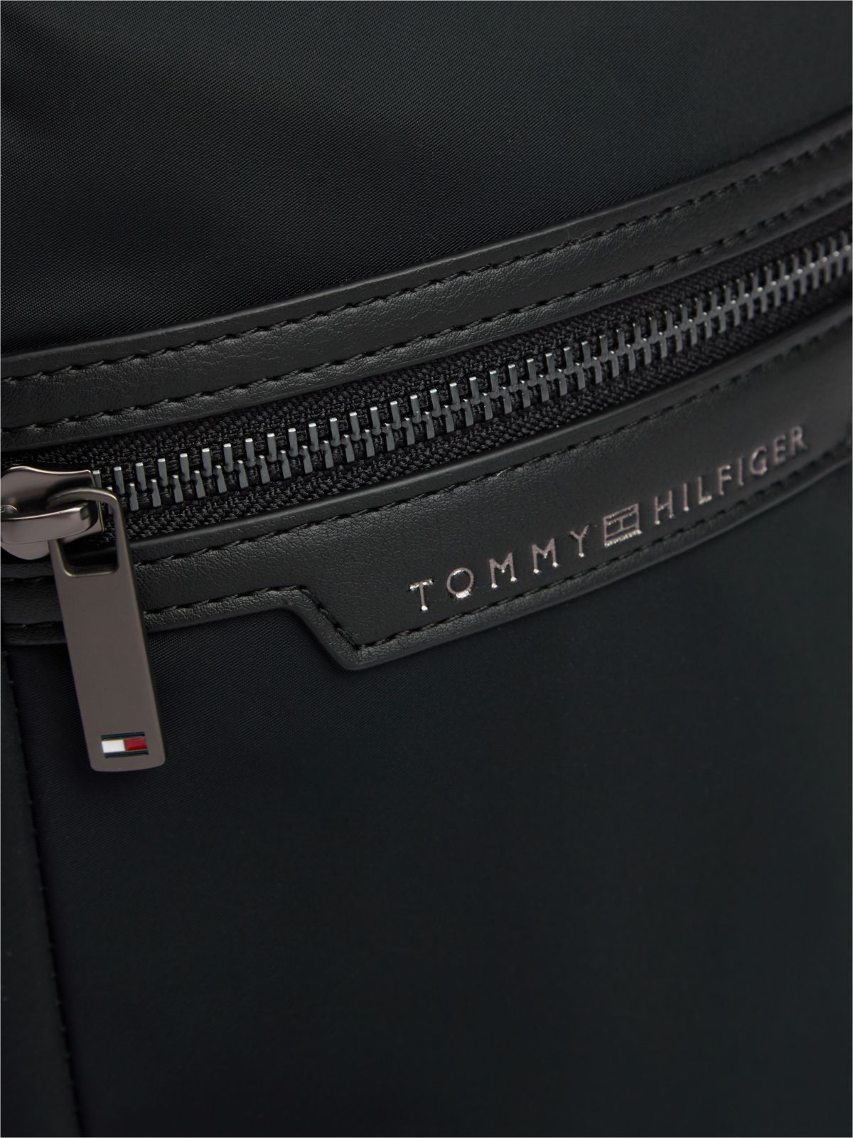 Noir - TOMMY HILFIGER Petit sac reporter en tissu