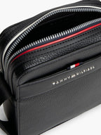 Noir - TOMMY HILFIGER Mini sac reporter TH Central texturé