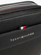 Noir - TOMMY HILFIGER Mini sac reporter TH Central texturé