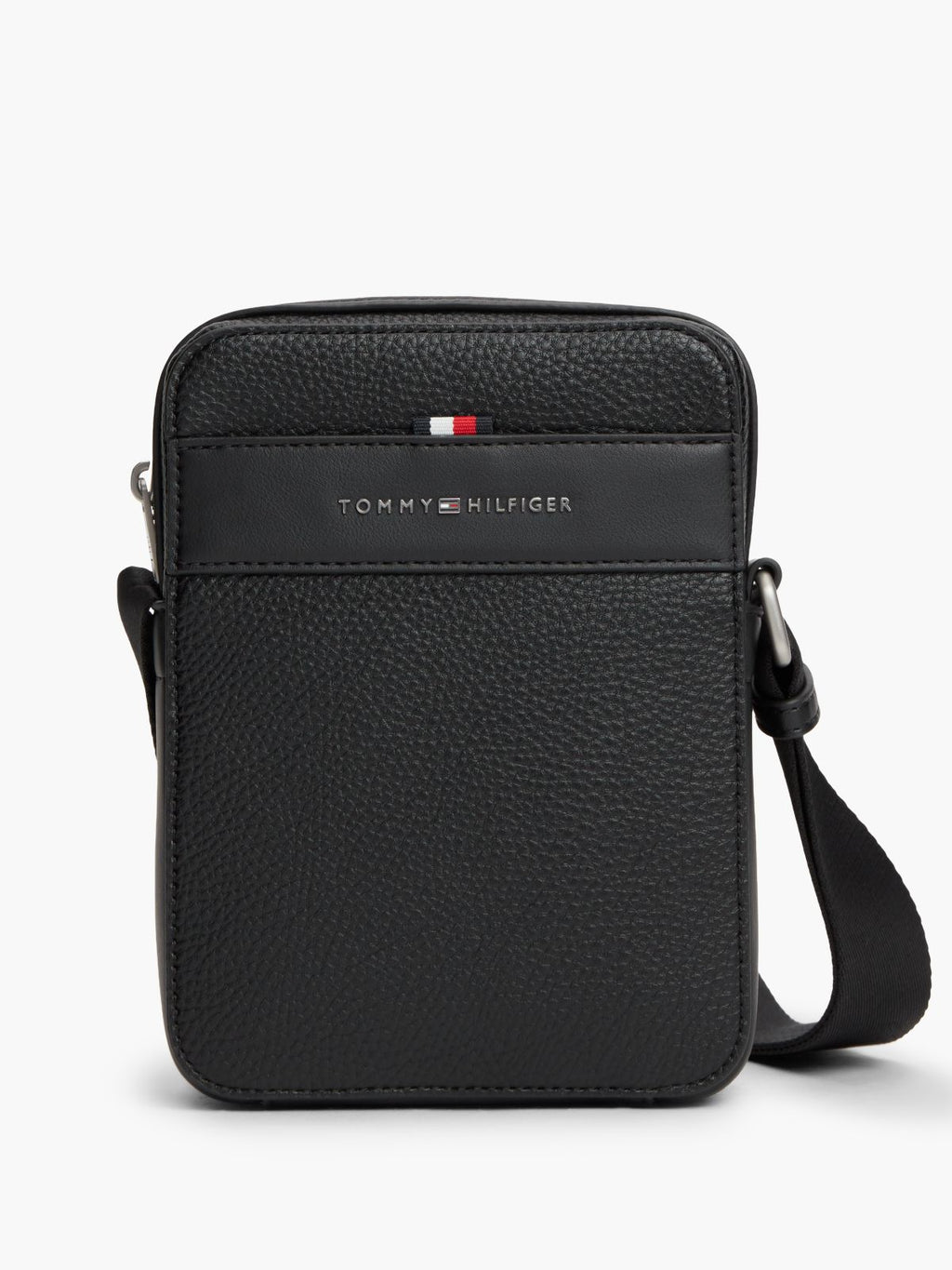 Noir - TOMMY HILFIGER Mini sac reporter TH Central texturé