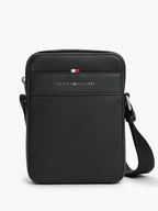 Noir - TOMMY HILFIGER Mini sac reporter TH Central texturé