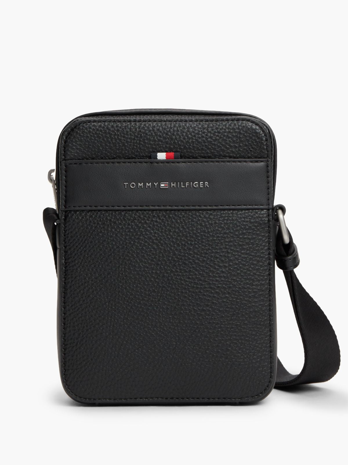 Noir - TOMMY HILFIGER Mini sac reporter TH Central texturé