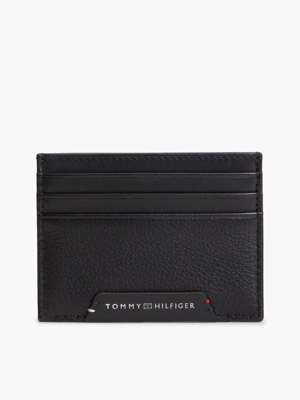 Noir - TOMMY HILFIGER Porte-cartes en cuir