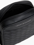 Noir - TOMMY HILFIGER Mini sac reporter TH Modern monogramme