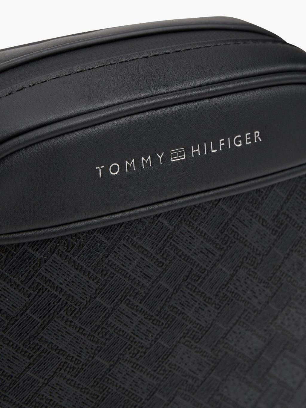 Noir - TOMMY HILFIGER Mini sac reporter TH Modern monogramme