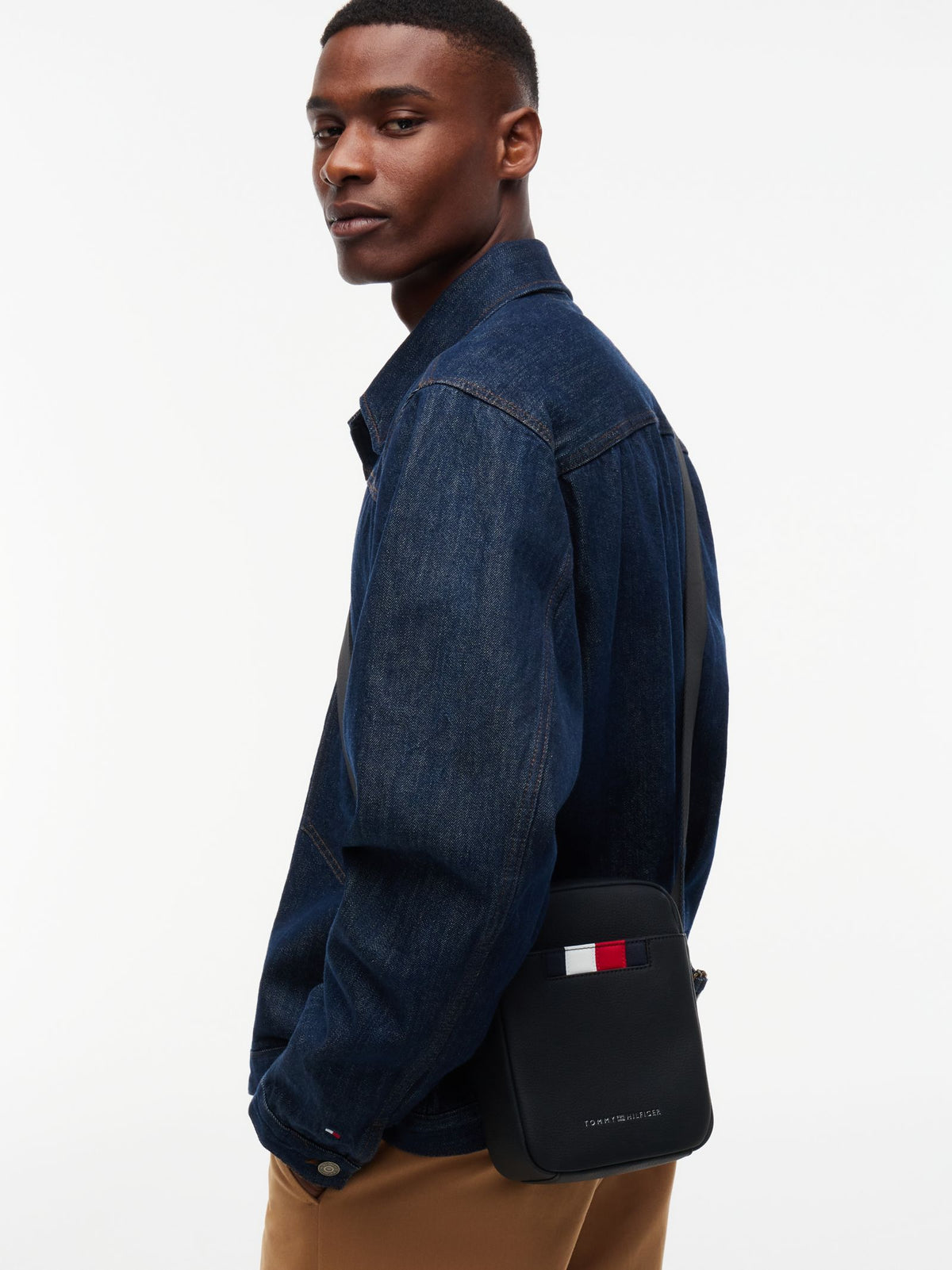 Noir - Tommy Hilfiger TH Foundation Mini Reporter