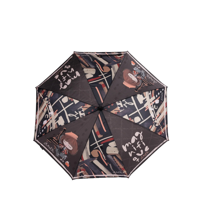 ANEKKE Parapluie canne Mademoiselle