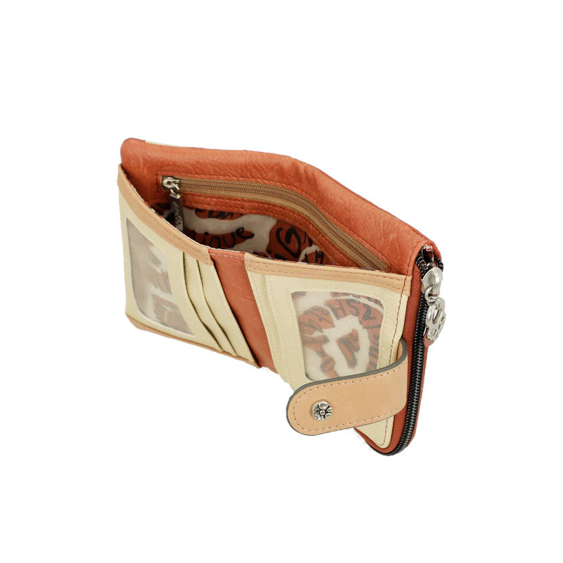 ANEKKE Petit portefeuille flexible Alma RFID