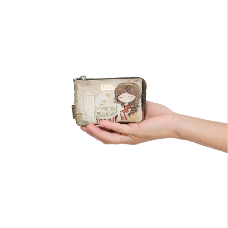 ANEKKE Porte-monnaie Muse à 3 compartiments