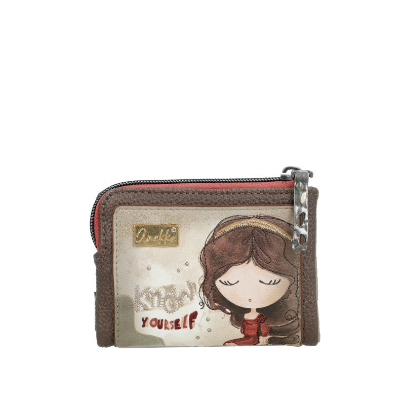 ANEKKE Porte-monnaie moyen flexible RFID Muse