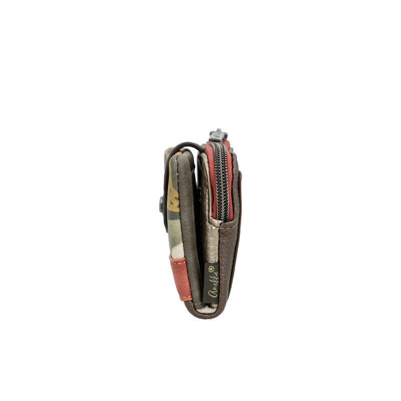ANEKKE Porte-monnaie moyen flexible RFID Muse