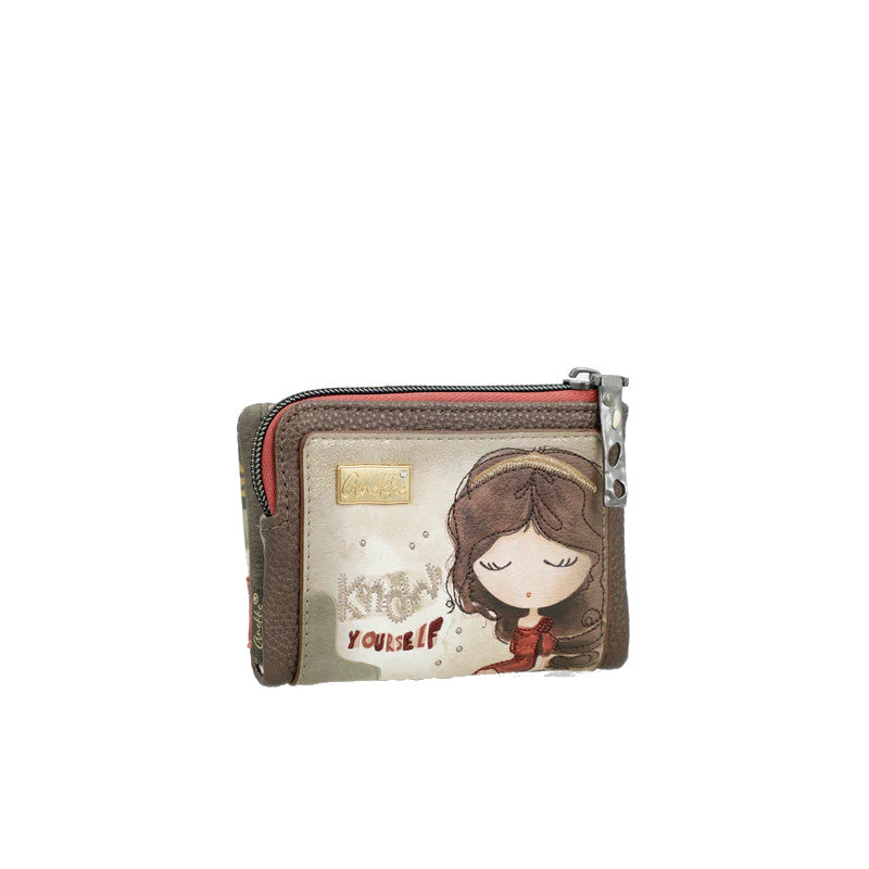 ANEKKE Porte-monnaie moyen flexible RFID Muse