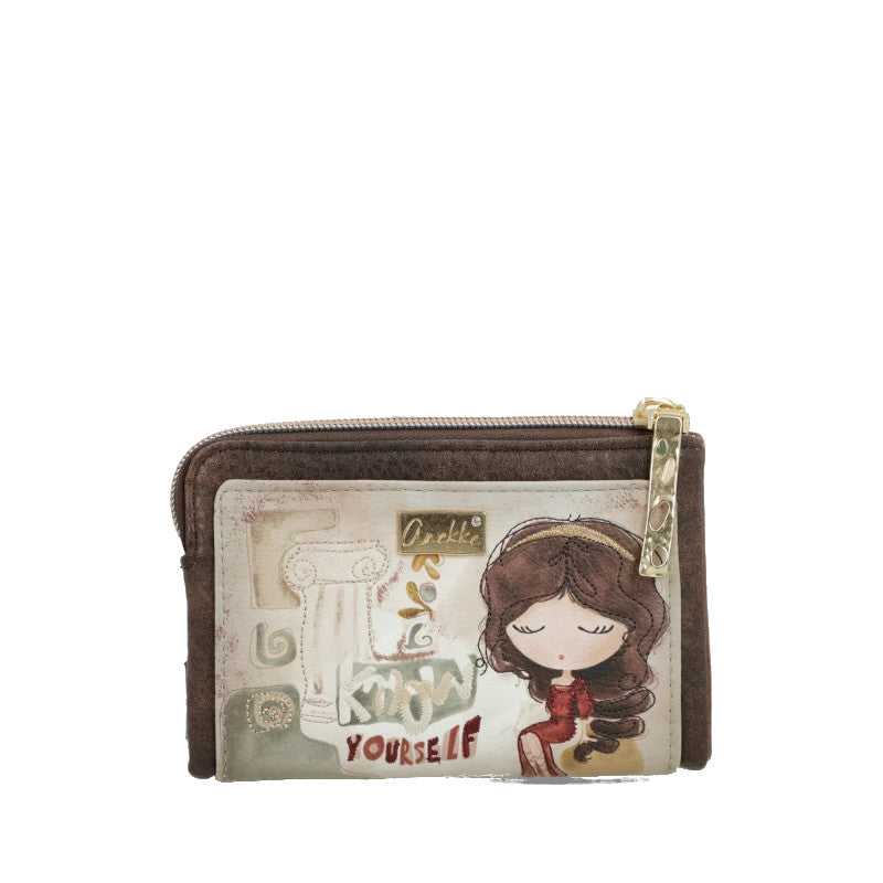 ANEKKE Porte-monnaie moyen souple Muse RFID