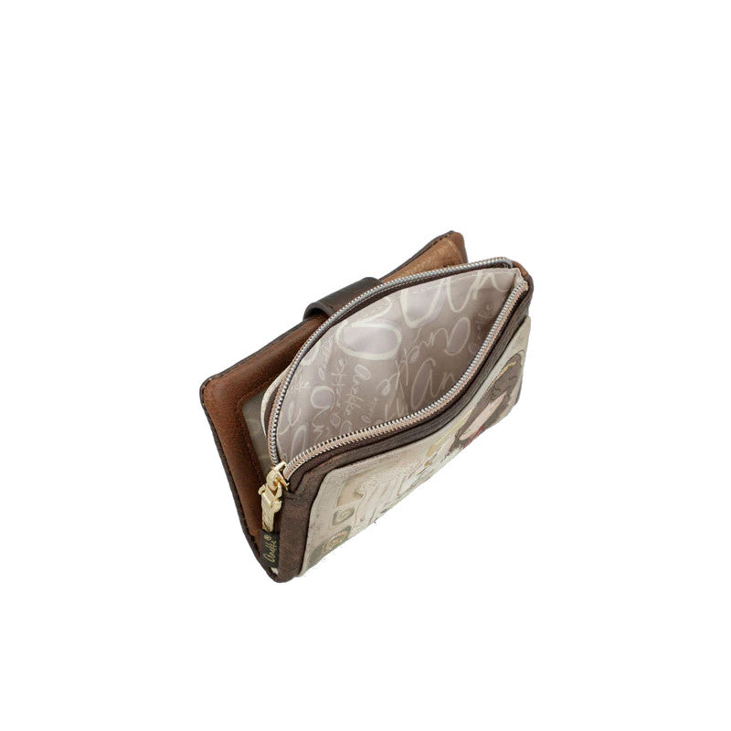 ANEKKE Porte-monnaie moyen souple Muse RFID