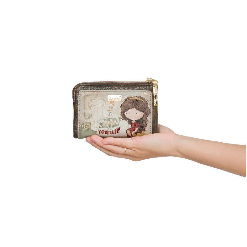 ANEKKE Porte-monnaie moyen souple Muse RFID