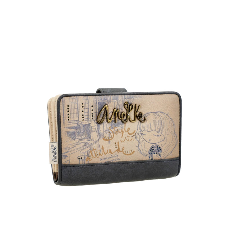 
                      
                        ANEKKE Portefeuille RFID moyen Studio
                      
                    