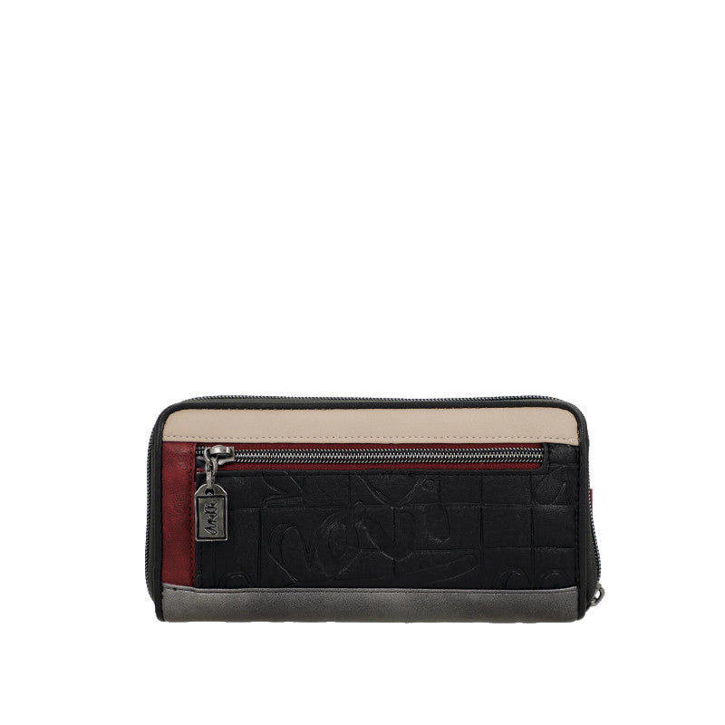 
                      
                        ANEKKE Portefeuille à motifs RFID grand Mademoiselle
                      
                    