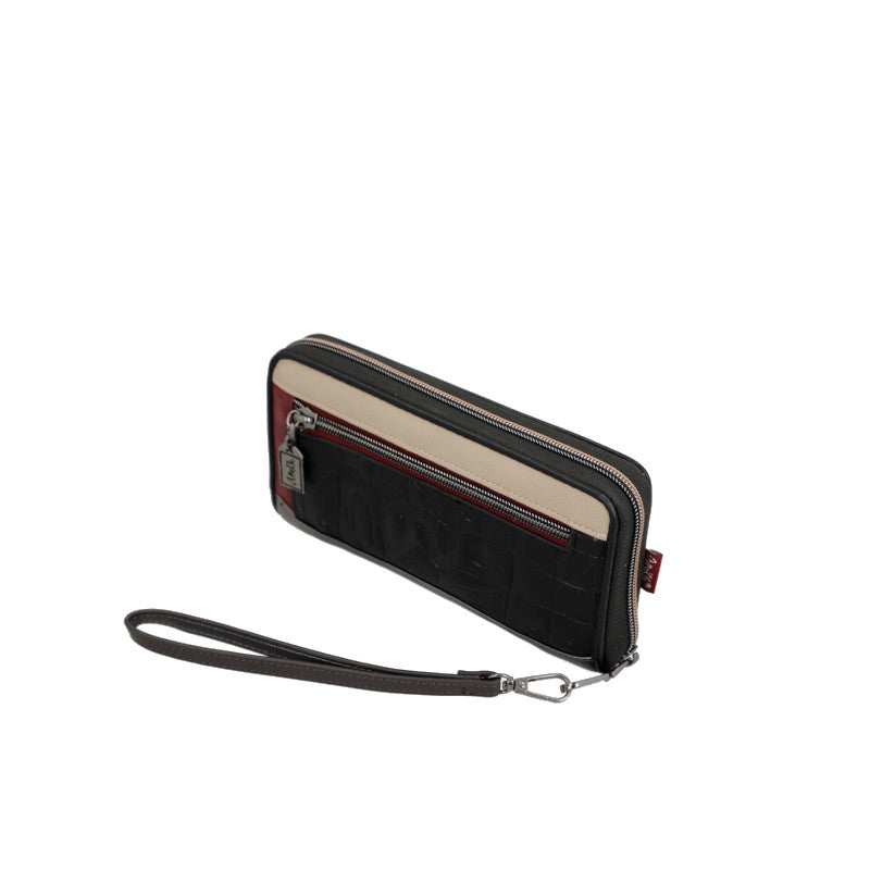 
                      
                        ANEKKE Portefeuille à motifs RFID grand Mademoiselle
                      
                    