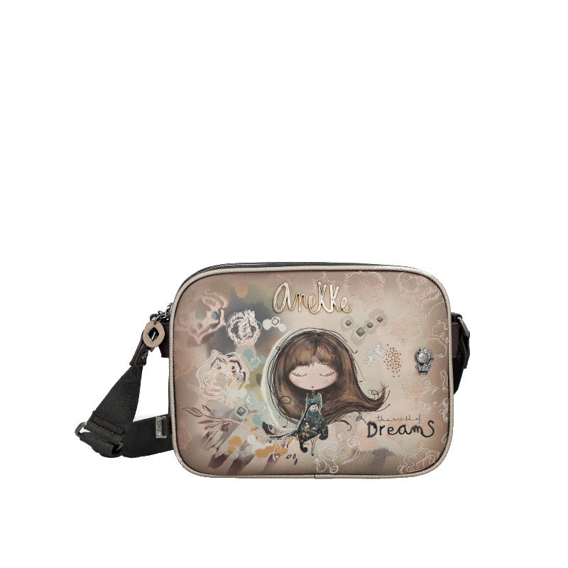 ANEKKE Sac à bandoulière 3 compartiments Real