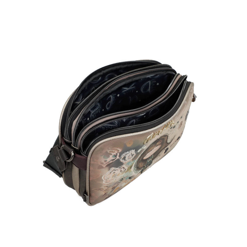 ANEKKE Sac à bandoulière 3 compartiments Real