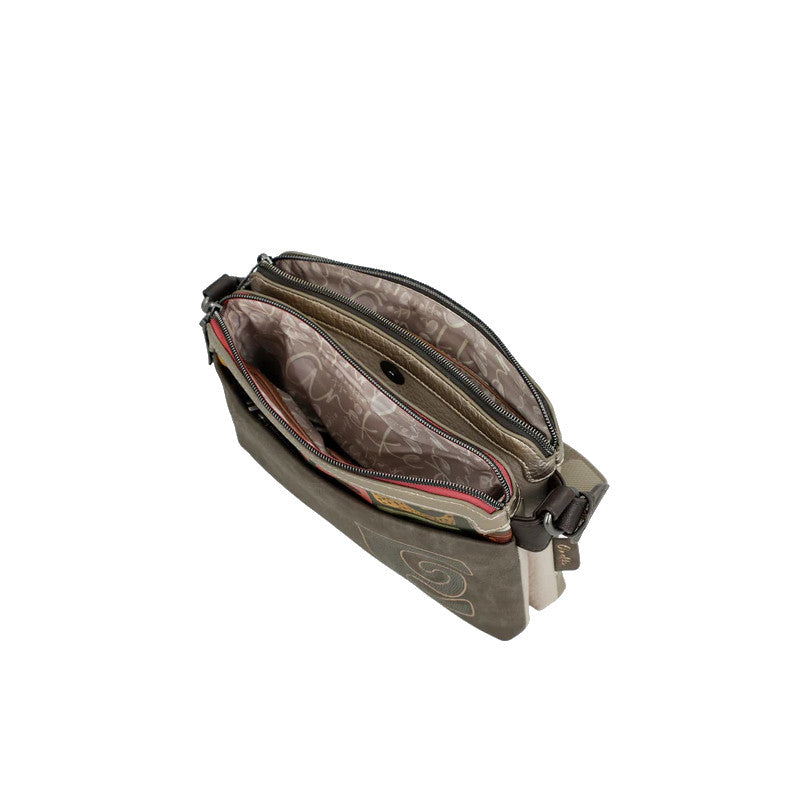 ANEKKE Sac à bandoulière Muse à 3 compartiments