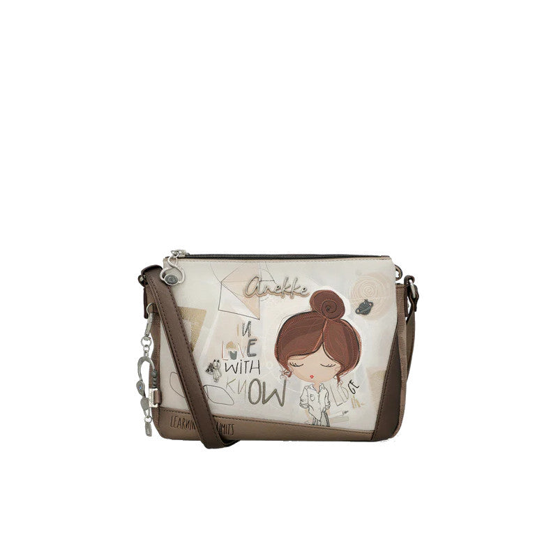 ANEKKE Sac à bandoulière Sophia à 3 compartiments