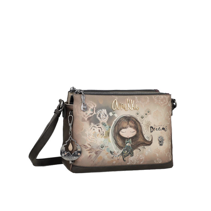 
                      
                        ANEKKE Sac à bandoulière à motifs 3 compartiments Real
                      
                    