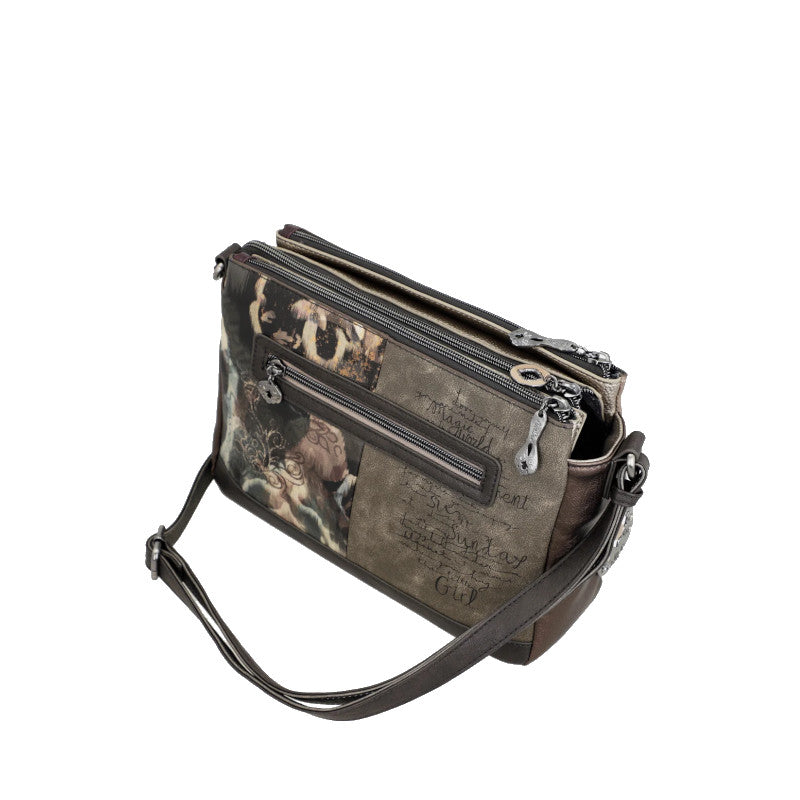 
                      
                        ANEKKE Sac à bandoulière à motifs 3 compartiments Real
                      
                    