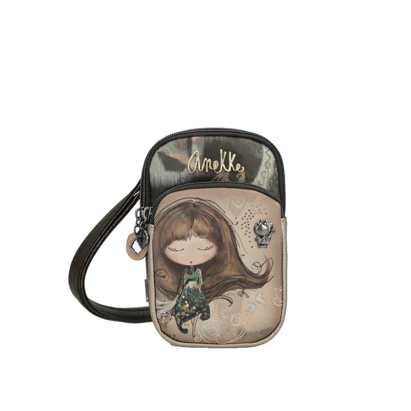ANEKKE Sac à bandoulière mini avec poche Real