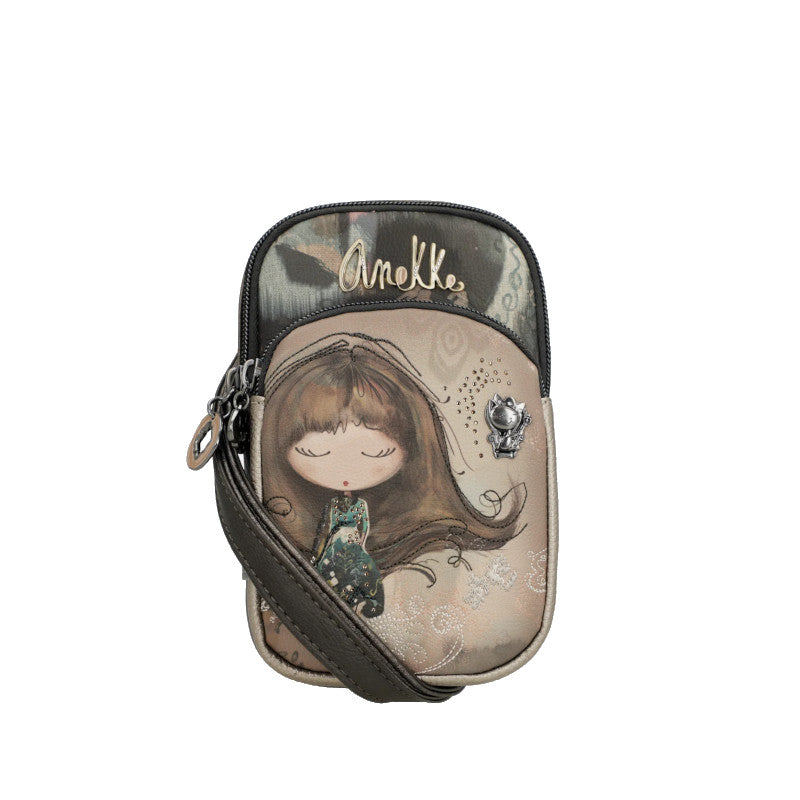 ANEKKE Sac à bandoulière mini avec poche Real