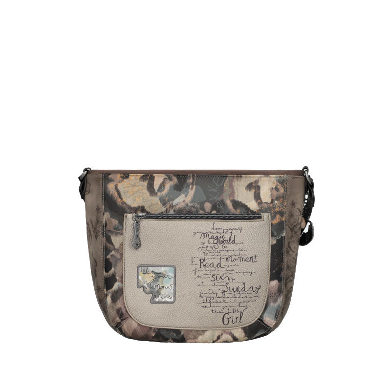 ANEKKE Sac à bandoulière ovale moyen Real