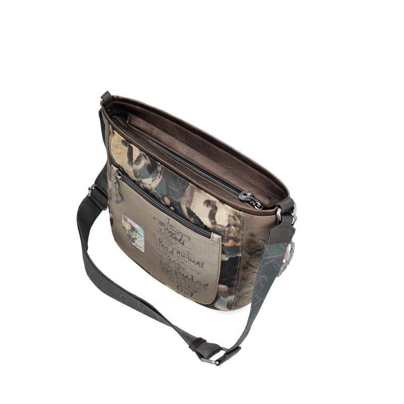 ANEKKE Sac à bandoulière ovale moyen Real