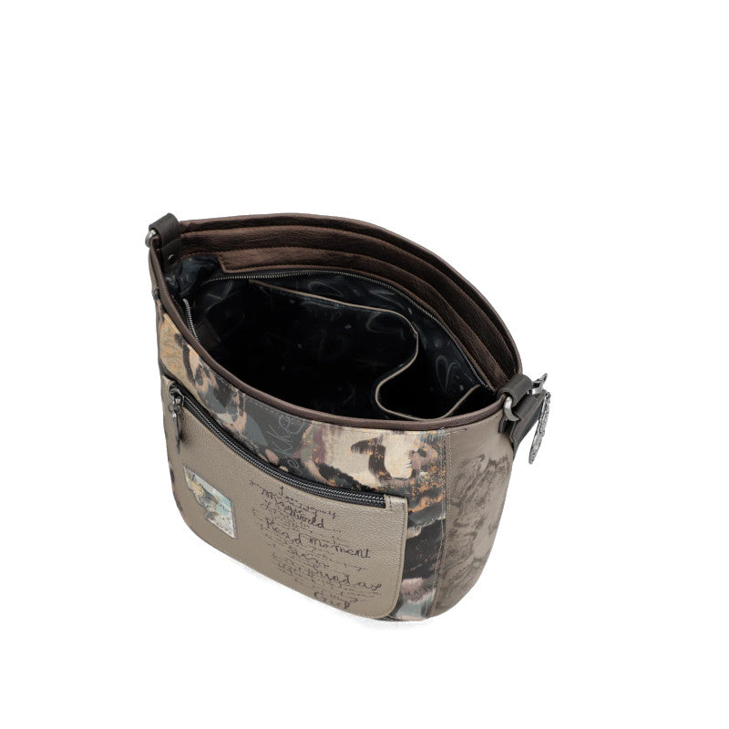 ANEKKE Sac à bandoulière ovale moyen Real