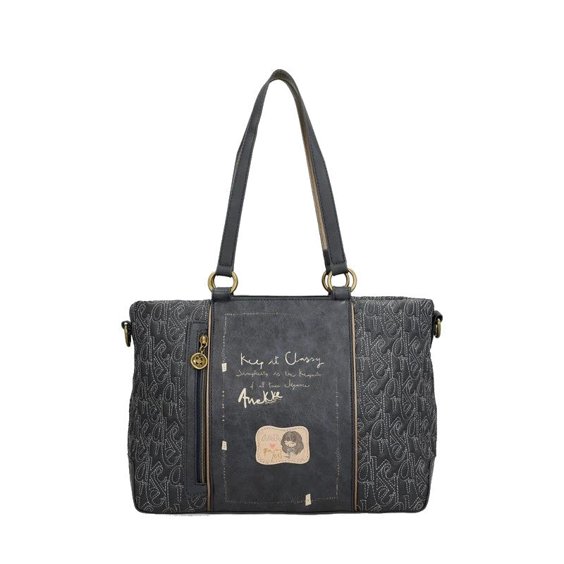 ANEKKE Sac à main Mademoiselle boutique à anse courte et bandoulière