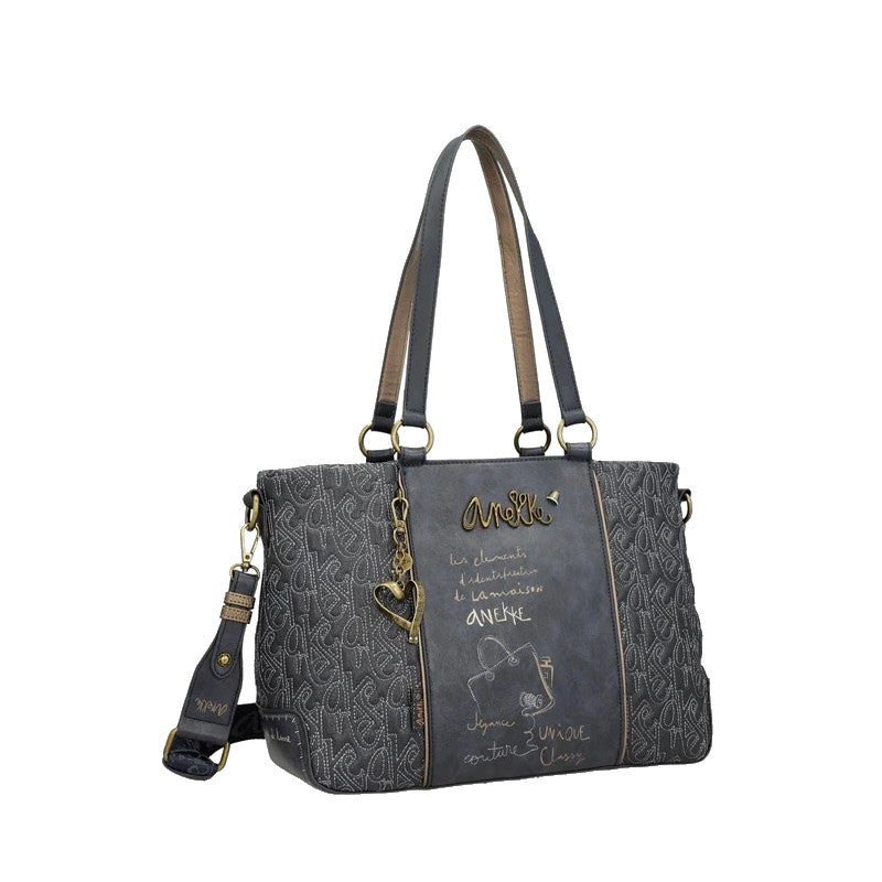 ANEKKE Sac à main Mademoiselle boutique à anse courte et bandoulière