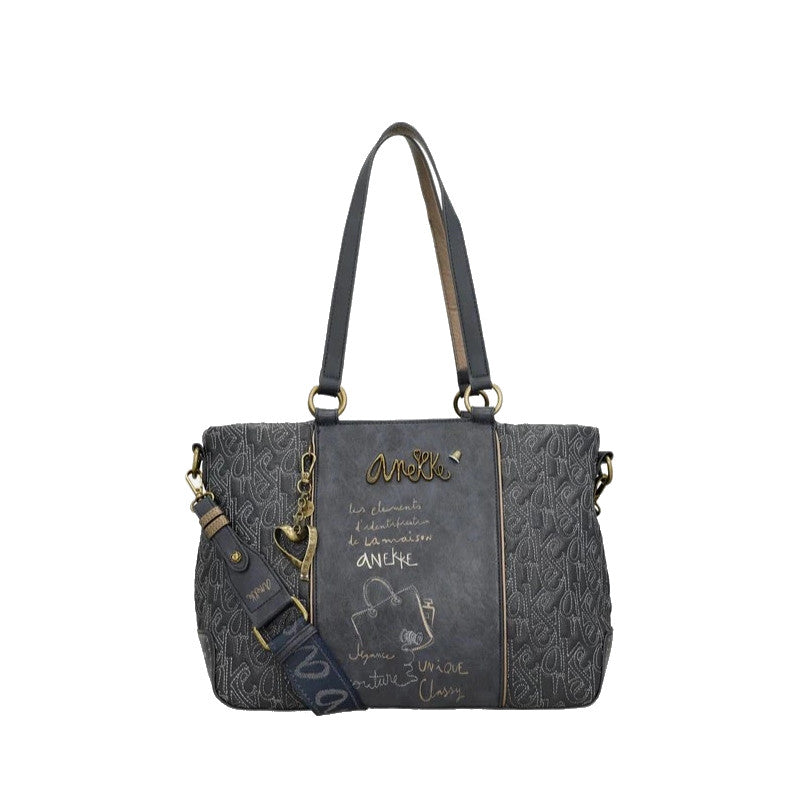 ANEKKE Sac à main Mademoiselle boutique à anse courte et bandoulière