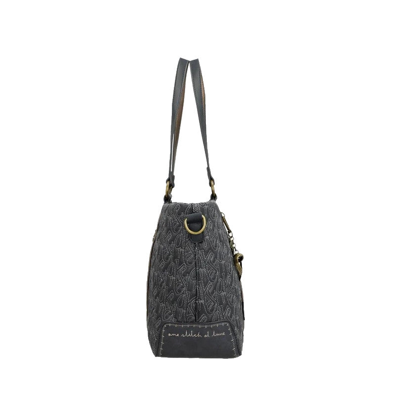 ANEKKE Sac à main Mademoiselle boutique à anse courte et bandoulière