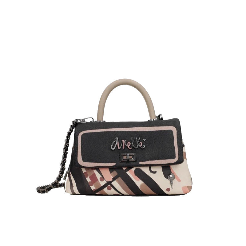 ANEKKE Sac à main avec anse et bandoulière petit Parisian
