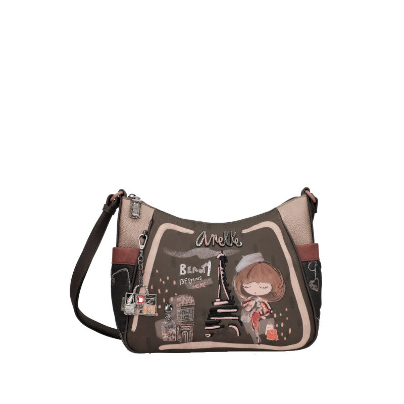 ANEKKE Sac à main avec bandoulière grand Mademoiselle
