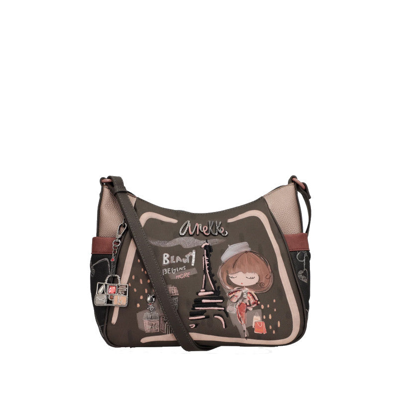 ANEKKE Sac à main avec bandoulière grand Mademoiselle