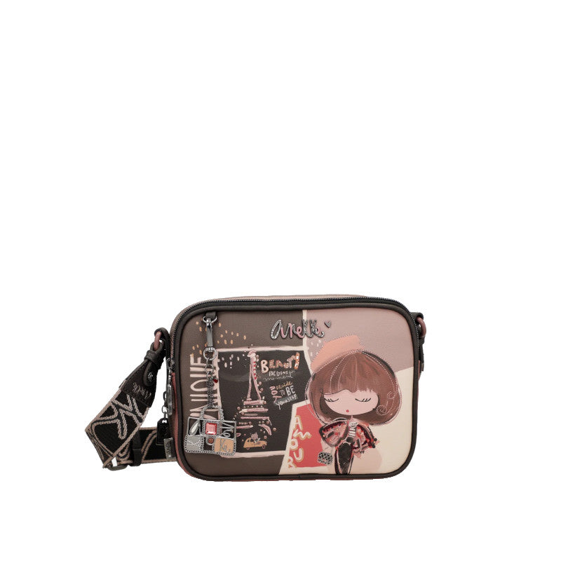 ANEKKE Sac bandoulière 2 compartiments Mademoiselle