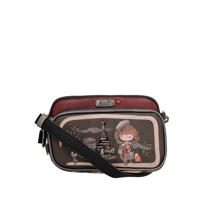 ANEKKE Sac bandoulière avec poche devant Mademoiselle